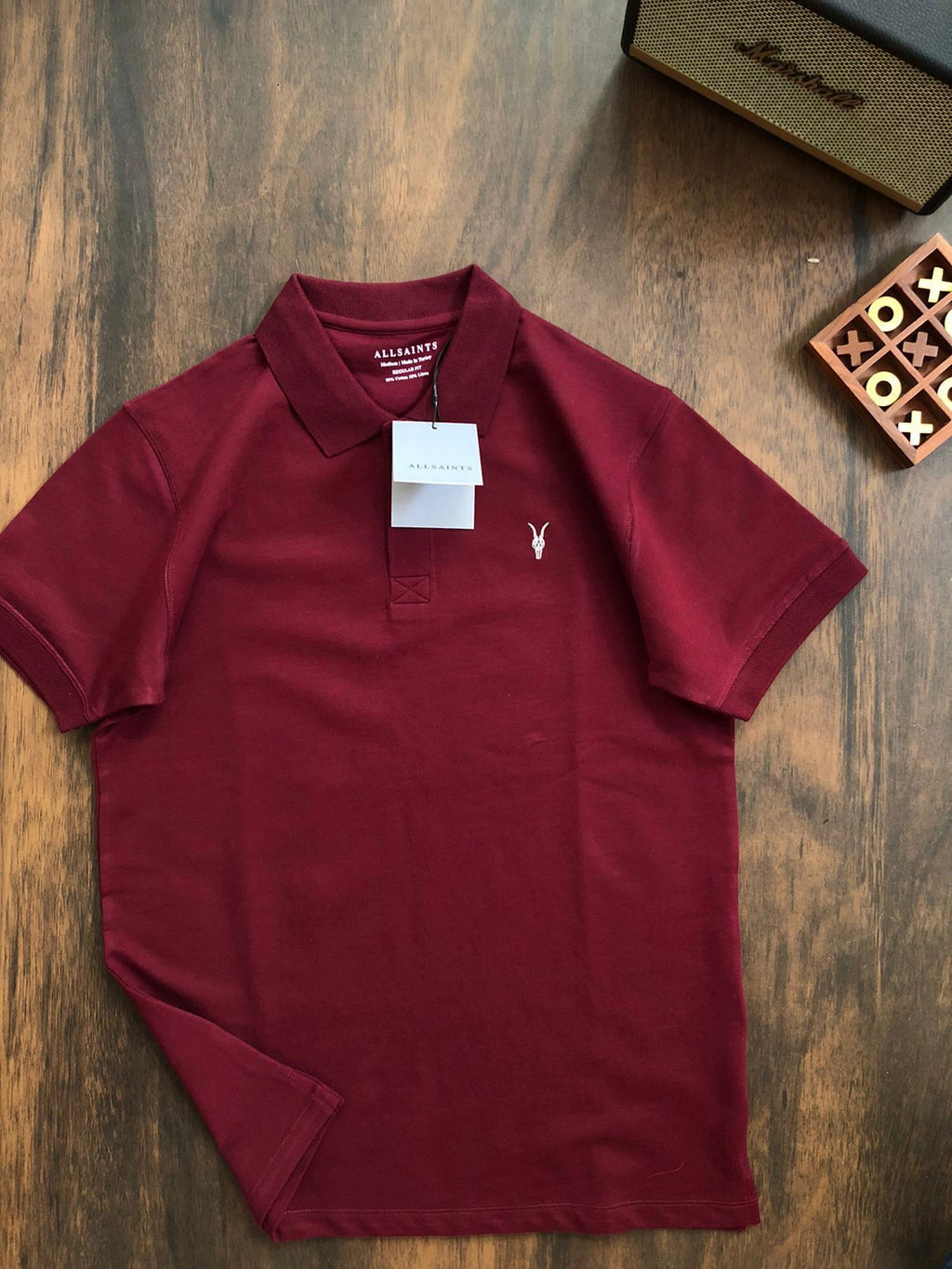 All saint Polo neck t-shirt